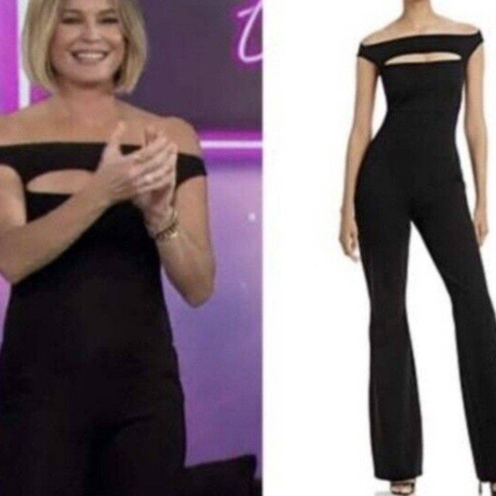 Chiara Boni Rebecca sugar lurex black jumpsuit size 16 NWT and size 14 avlbl